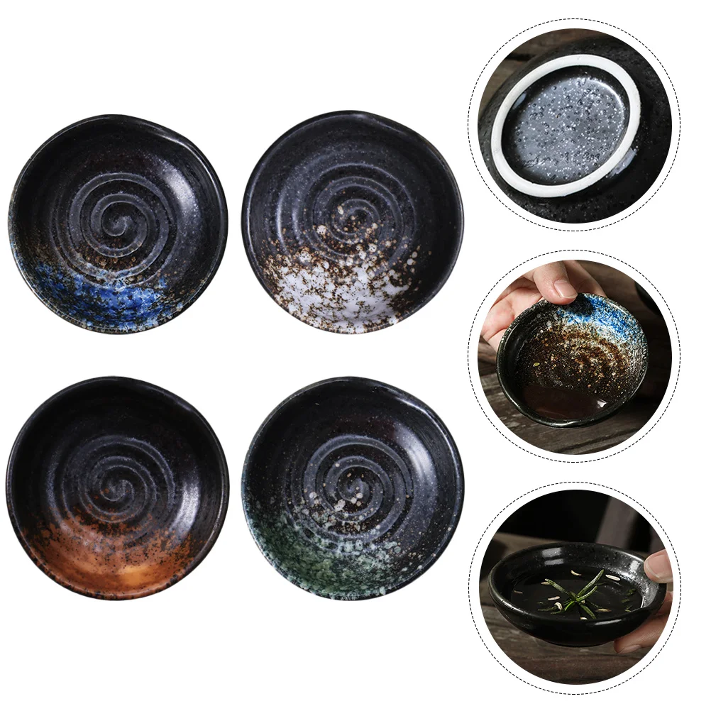 

Sauce Bowls Dish Dipping Small Bowl Ceramic Mini Dishes Cups Sushi Serving Seasoning Snack Plate Japanese Soy Appetizer