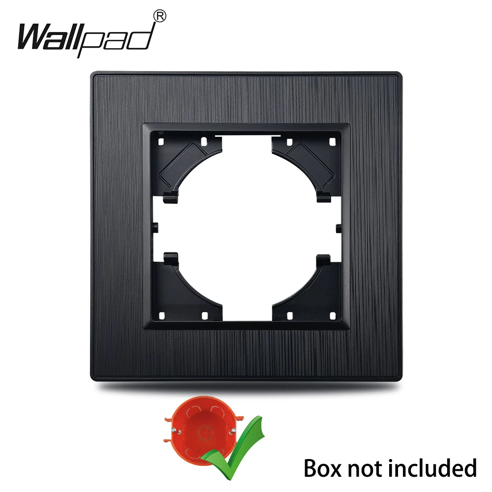 

Wallpad Q7 черный настенный выключатель