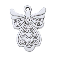 guardian angel charm beads 23 8x18 1mm 100pcs zinc alloy pendants jewelry diy l209