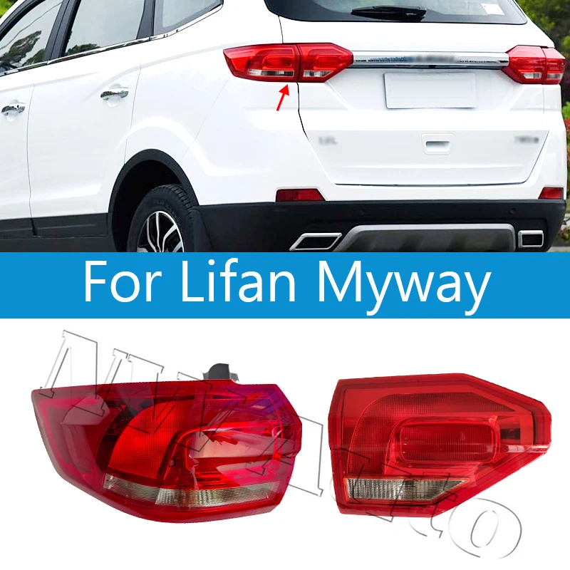 Фото Задний фонарь стоп-сигнала для Lifan Myway, задний бампер, внутренний внешний задний фонарь, стоп-сигнал №1