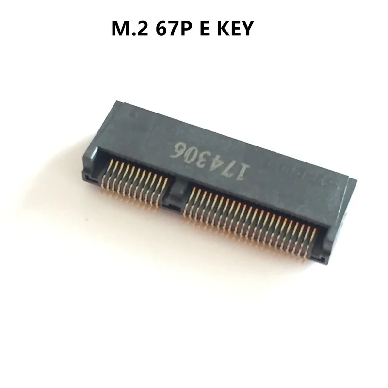 

20 шт. для LOTES Original M.2 E-KEY сетевой слот для карт H = 6,7 APCI0154-P001A
