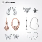 Женское украшение из серебра 925 пробы, в простом стиле