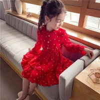 girls long sleeved floral chiffon dress girls autumn clothes toddler fall clothes flower girl dresses toddler christmas outfits