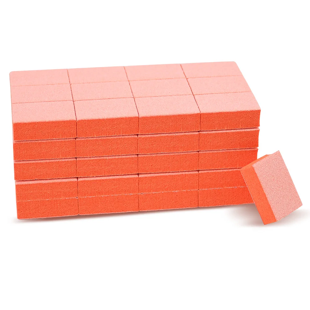 7500Pcs/Carton Mini Nail Sponge Nail File Buffer Block 80/100 Sandpaper Buffing Sanding Nail Tools Pedicure Manicure Makeup Art