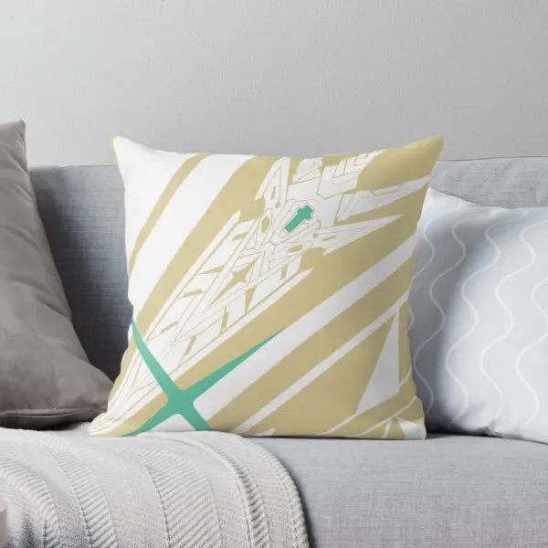 

The Aegis Mythra Printing Throw Pillow Cover Office Car Home Waist Bed Soft Throw Decorative Square Anime Pillows not include