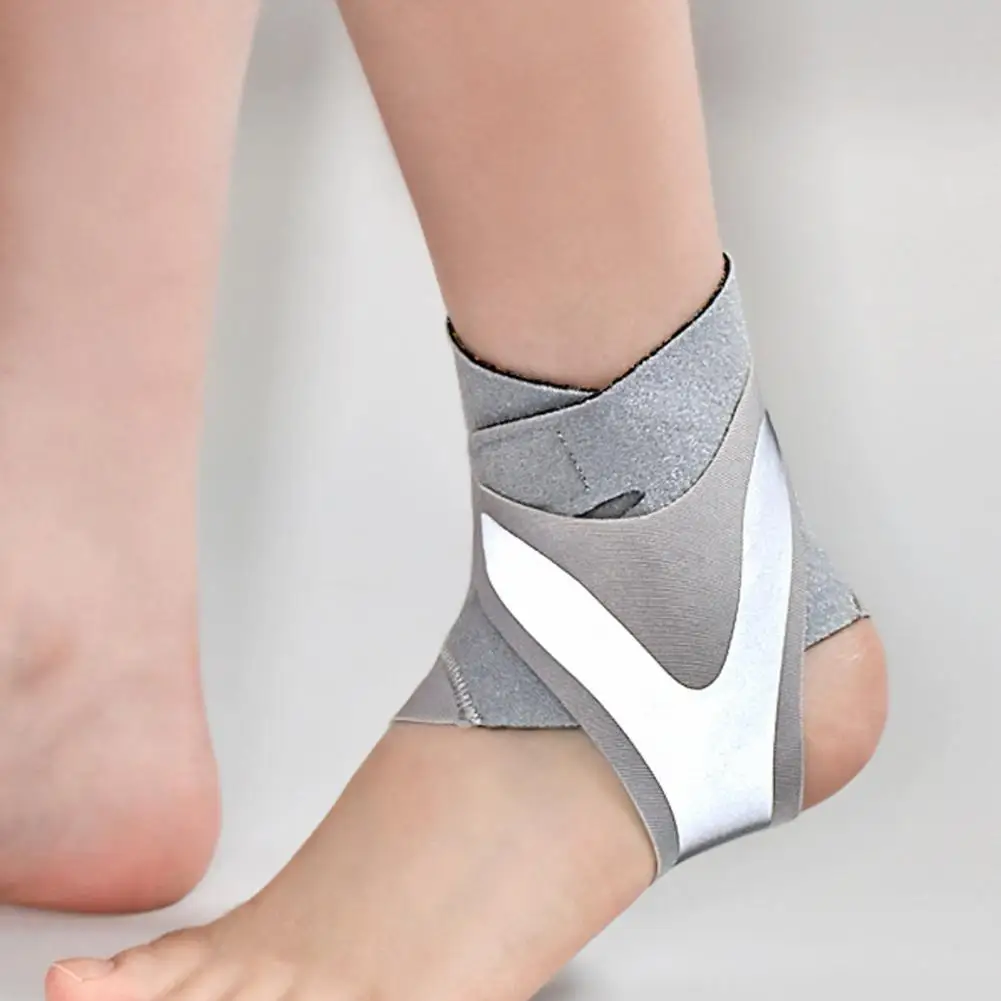 

1 Pair High Elasticity Sweat Absorption Anti-slip Joint Compression Ankle Sleeve for Daily Life Ankle Brace Ankle Guard