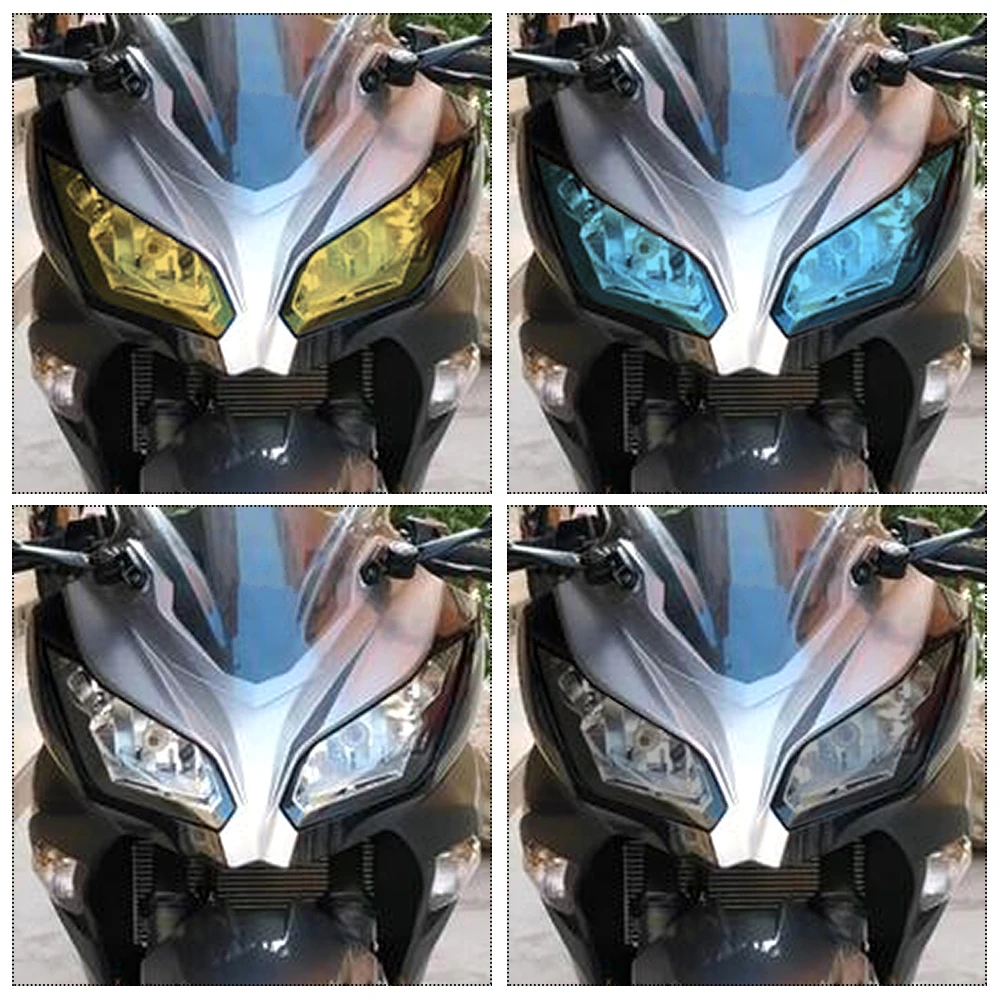 Фото Пленка-наклейка для тонировки фар мотоцикла, подходит для Kawasaki NINJA250 NINJA300 NINJA 250 300, защитная пленка от царапин для головного света №3