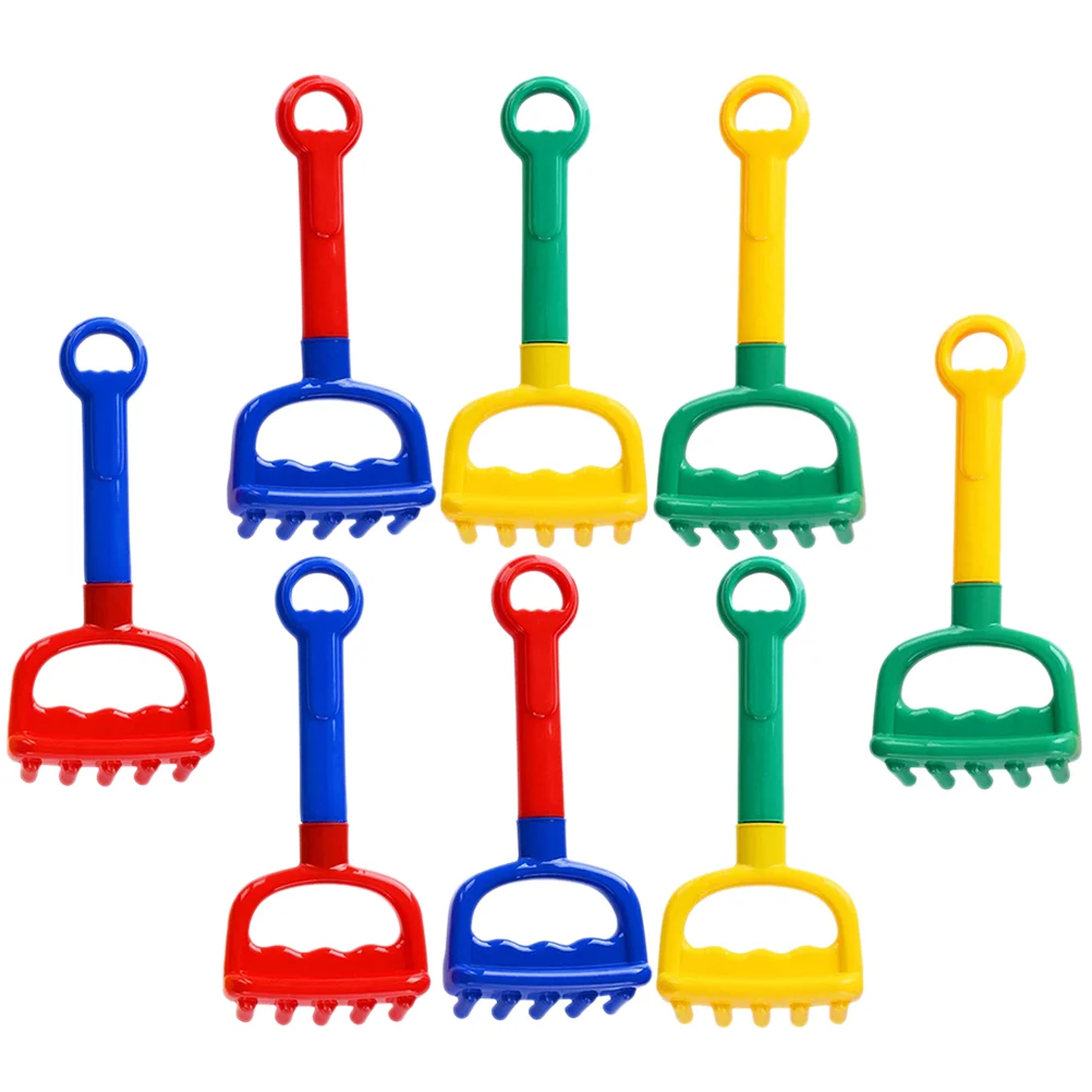 

8Pcs Sand Rake Toys Beach Sand Toys Playing Sand Toys Kids Outdoor Beach Toys