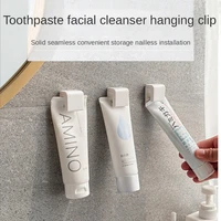toothpaste holder paste clipsinternal non slip rubber clipself adhesive hanging multifunction stand for facial cleanser tower