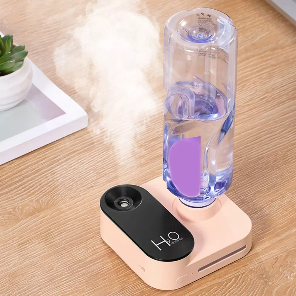 Mini Camera Atomizer Lightweight Home Car Humidifier  USB Rechargeable  Water Bottle Humidifier Essential Oil Air Diffuser Aroma