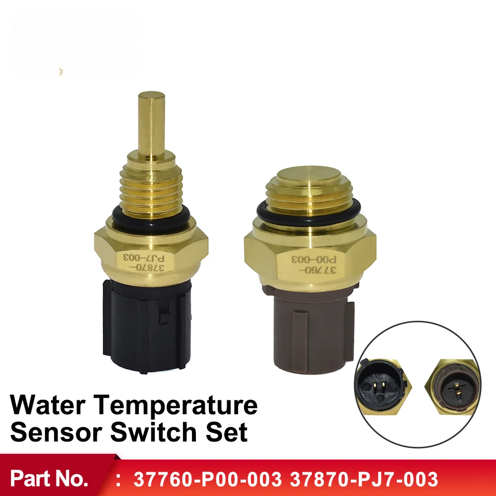 

Water Temperature Sensor Switch Set 37760-P00-003 37870-PJ7-003 For Acura CL Integra, Honda Accord Civic CRV CRX , Isuzu Oasis