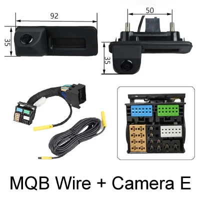 

Динамическая камера заднего вида для VW Golf Tiguan Skoda Octavia Superb Kamiq Audi A3 Q2 Q3 Seat Leon | OEM-экран | Plug & Play | CanBus | Платформа MQB