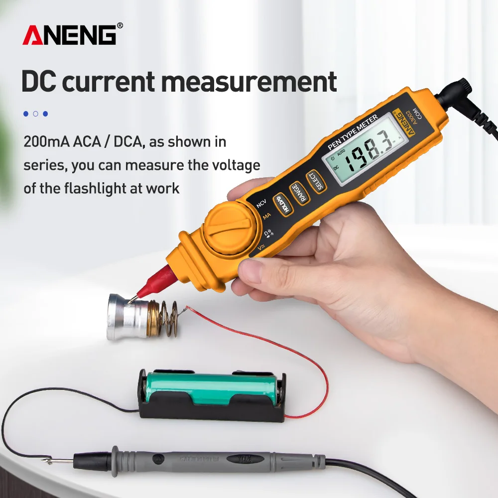 

Цифровой мультиметр ANENG A3003, тестер емкости и сопротивления напряжения переменного/постоянного тока, 4000 шт.
