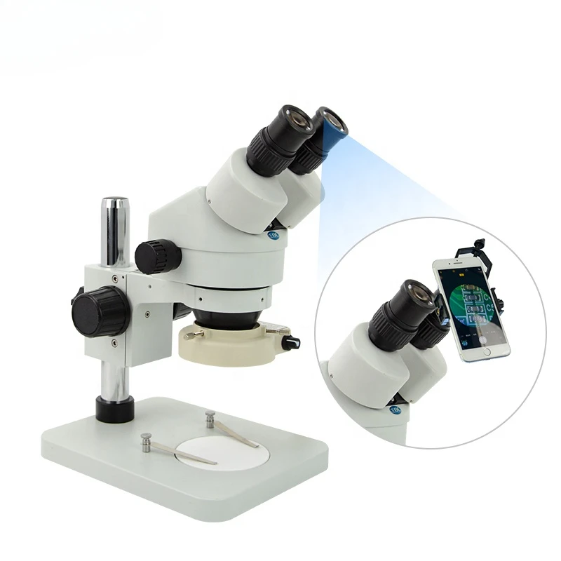 Бинокулярный стереомикроскоп для микроскопа OEM 0 7-45x ювелирные изделия Алмазный