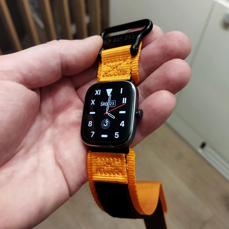 HEMSUT Nylon Sport Military Watch Band For Samsung Galaxy Watch Straps For Men Quick Release Quick-Drying 20MM 22MM