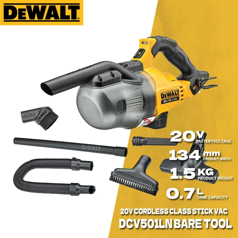 

Беспроводной пылесос DEWALT, 20 в, Dewalt, беспроводная уборка, ручной пылесос DCV501LN