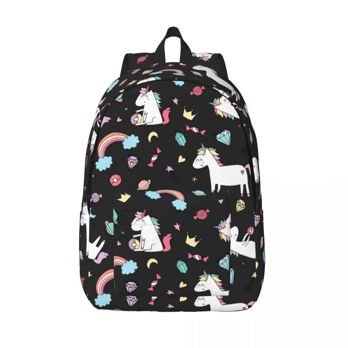 

Men Women Backpack Large Capacity School Backpack for Student Cute Unicorn Dreams Pattern School Bag