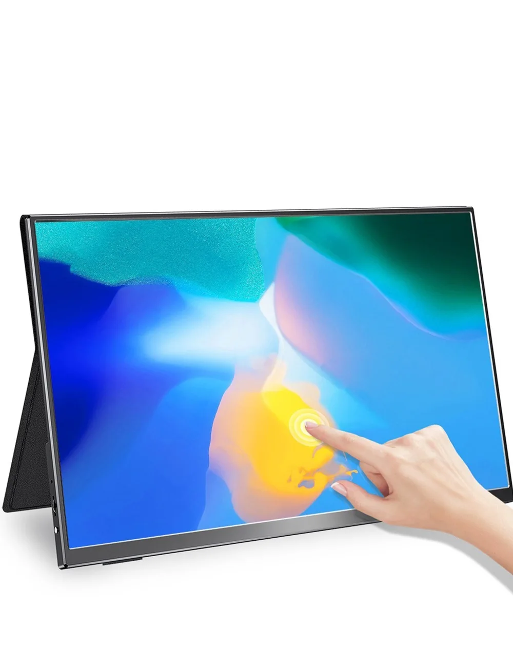 Портативный монитор Touchscren 15 6 дюймов 1080P мобильный дисплей игровой sRGB 100% цветовая