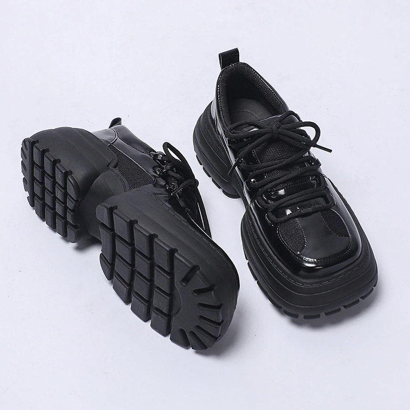 

Women's Loafers Spring and Autumn New FashionRound Head Square Heel Thick Bottom Non-slip Comfortable Casual Shoes Fashion Shoes