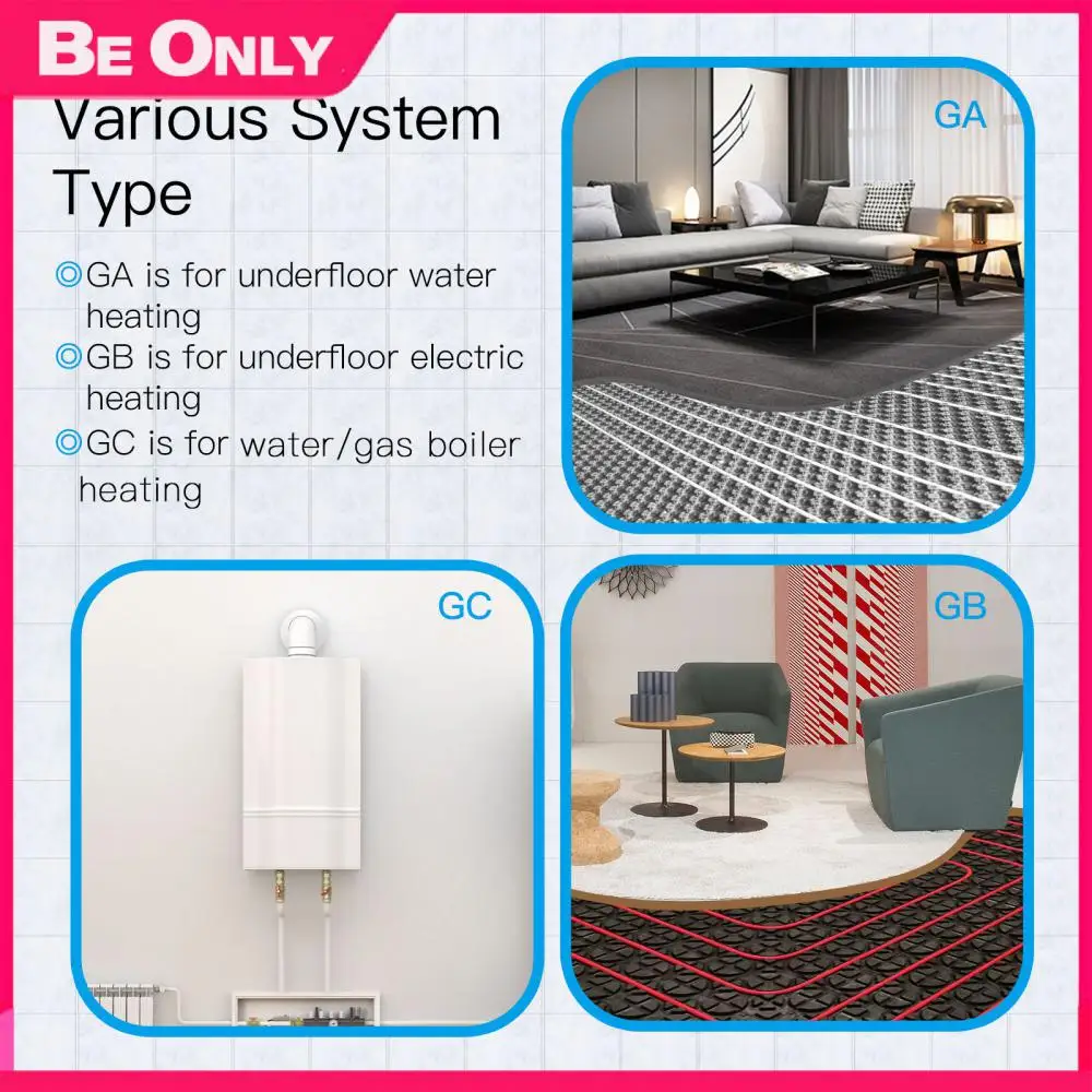 

Touch Screen Gas Boiler Lcd Display Tuya Wifi Warm Floor Heating For Electric Floor Heating Water Smart Thermoregulator