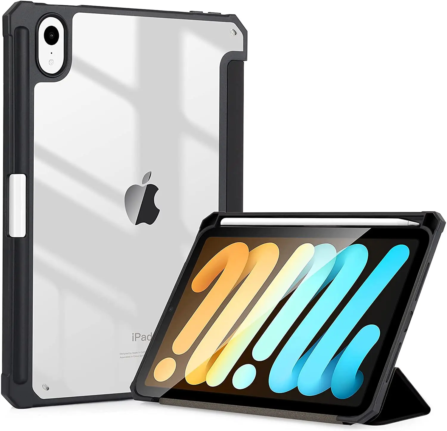 

Чехол для планшета RYWER для iPad mini 6, чехол Pro 2021, чехол 11 12,9 Air 10,9, магнитный iPadPro 2020, держатель для карандашей Apple с беспроводной зарядкой