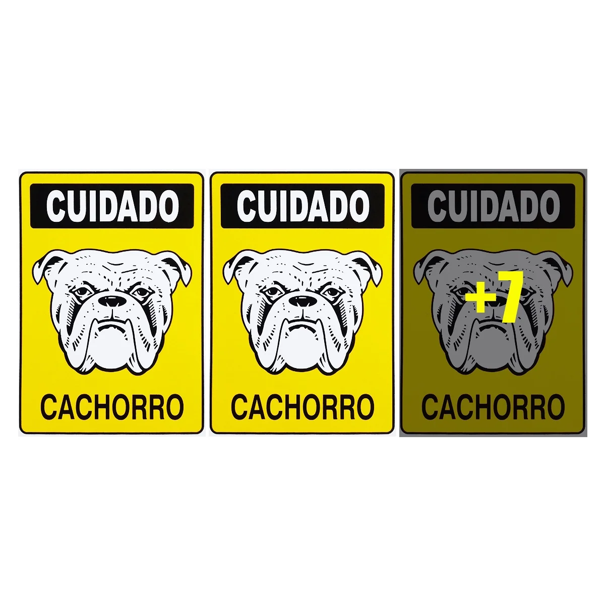 

Combo 10 Signs Signal Dog Care 20x30 Access-P-6/1 F9e