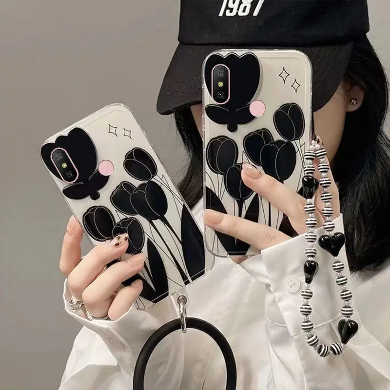 

Suitable For Redmi 6 Pro Phone Case Anti Drop Soft Shell Full Package Fashion Women'S High Appearance