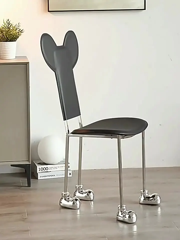 

XX150ream style dining chair cartoon chair net red leisure chair Simple home makeup chair children's room furniture Mickey chair
