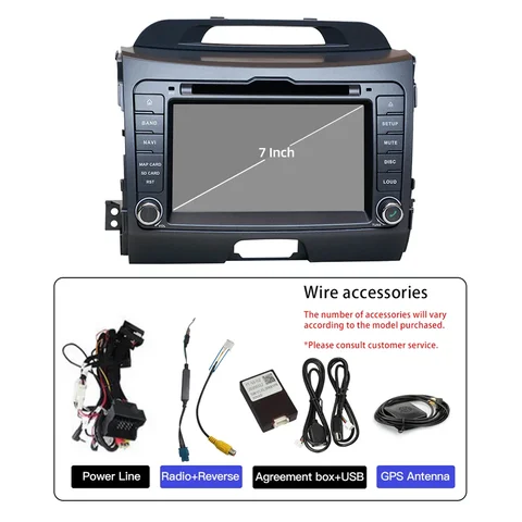 Android 12 CarPlay GPS-навигация 4G WiFi Стерео Автомобильное радио для Kia Sportage R 3 SL 2010-2016 Мультимедийный видеоплеер Головное устройство