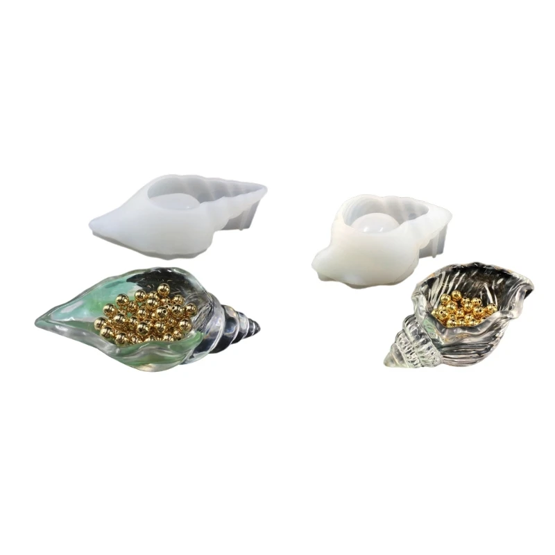 

Soap Dish Mold Conch Silicone Moulds for Resin Casting Dish Jewellery Tray