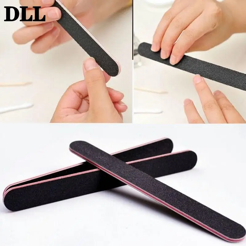 

Инструменты для художественного салона с блестками, черные прямые пилочки для ногтей, инструменты для дизайна, 1 шт., Шлифовальная Пилка Для ...