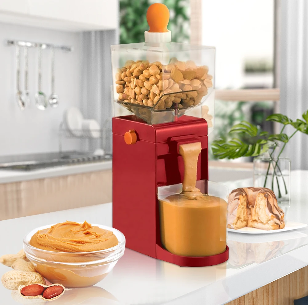 

Electric Peanut Butter Machine Grinder 500ml Peanut Nut Deep-fried Grinder Butter Coffee Maker Grinding Machine Cooking Tool