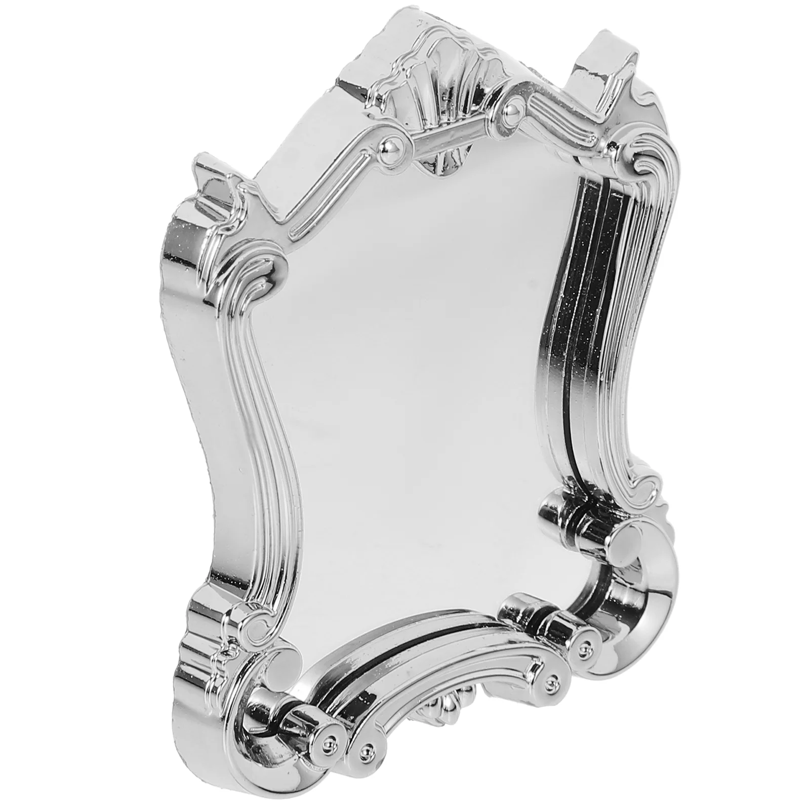 

Miniature Mirror Dollhouse Accessories Wall Vintage Style Mirror for Dollhouse Furniture