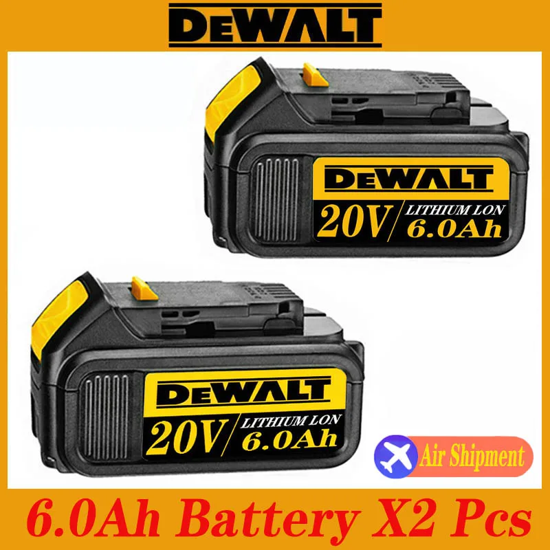 6.0Ah 20V/60V MAX DCB606 Iithium-ion Battery Original for Dewatt Battery Replacement DCB548 DCB546 DCB547 Cordless Power Tool