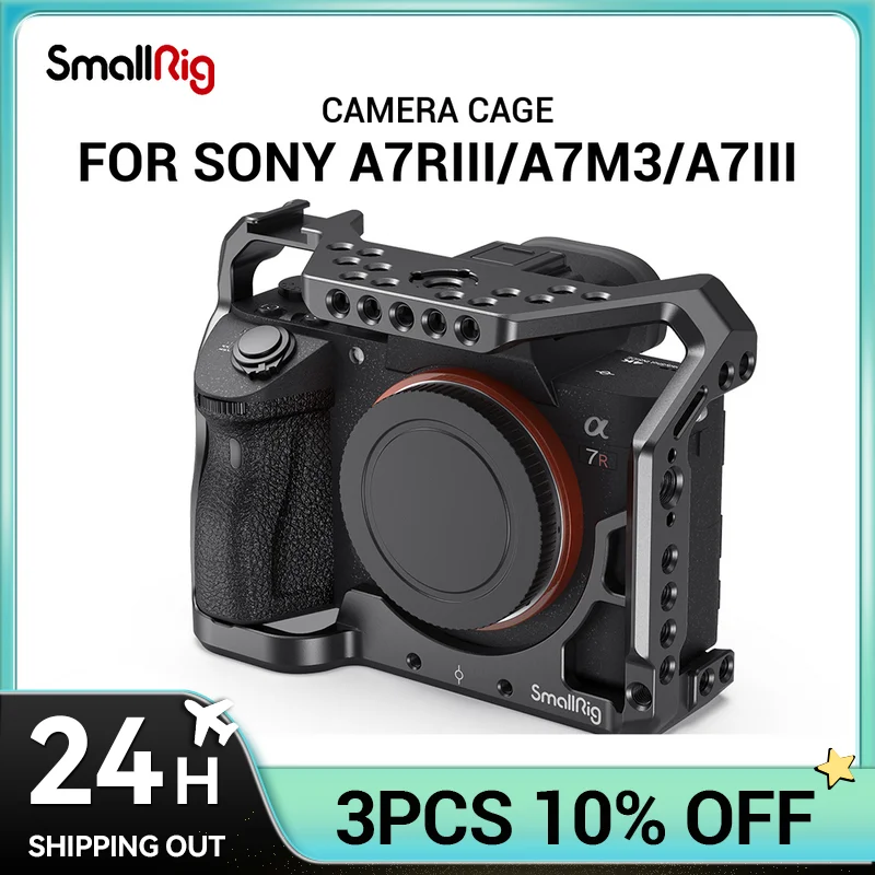 

Стабилизатор SmallRig A73 для камеры Sony A7RIII/A7M3/Sony a7iii W/обувное крепление резьбовые отверстия обновленная версия 2087C