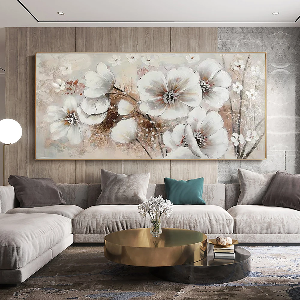 

Hand Painted Canvas Oil Paintings Modern Wedding Decor Oil Painting Wall Art Pictures Home Decoration For Living Room On Canvans
