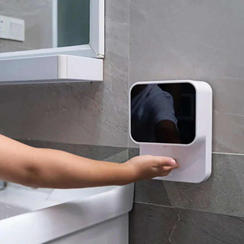 

LED New Hand Sanitizer Liquid Soap Dispenser Automatic Smart Induction Foaming Hand Washer Body Temperature Bathroom Supplies