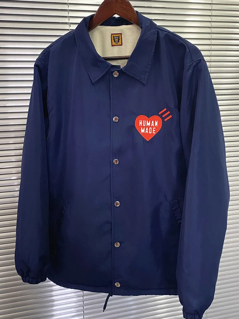 

Куртка Мужская/женская оверсайз, повседневная с вышитым логотипом Love, модное пальто в японском стиле, 1:1