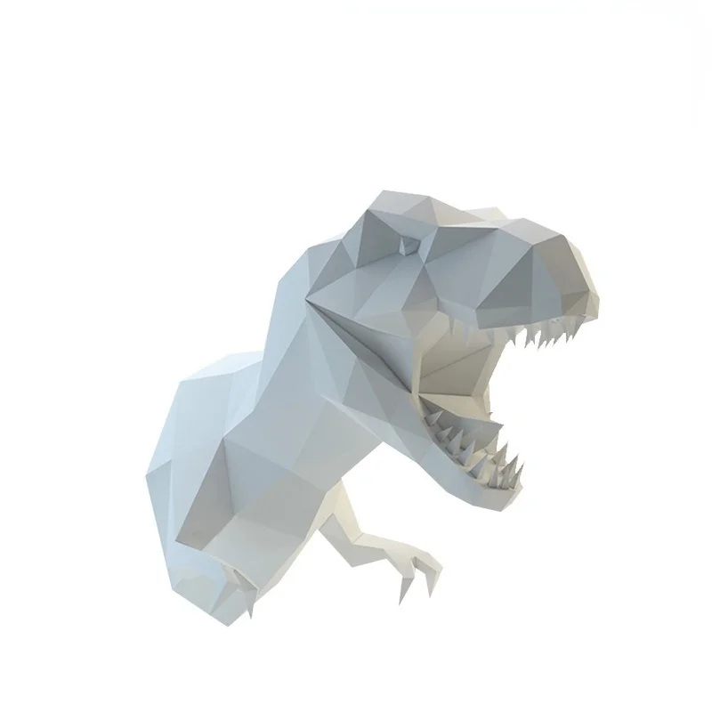 3D бумажная форма Динозавр T REX Незаконченная модель Складная бумага Работа DIY