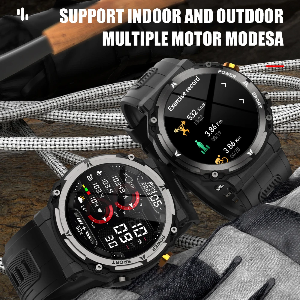 C21 PRO Smart Watch 1.39inch 360*360 Screen Bluetooth Call Heart Rate Voice Assistant IP68 1ATM Waterproof 100+ Sport Smartwatch images - 6