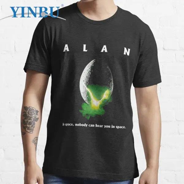 

Новые модные футболки Alien, Высококачественная Мужская короткая футболка YINBU, брендовая футболка с графическим рисунком