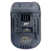 dm18m battery adapter converter for milwaukee dewalt to makita 18v bl1830 bl1850 dm18m power tool accessories