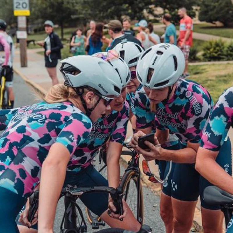 

Team Attaquer Cycling Clothing 2022 Summer 100% Polyester Short Sleeve Jersey For Women UCI Racing Cycling Jersey Female