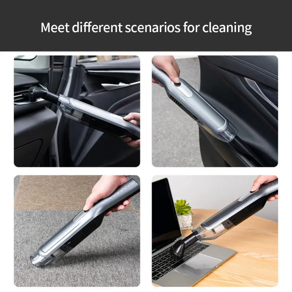 

Wireless Car Vacuum Cleaner Strong Suction Handheld Auto Vacuum Home & Car Dual Use Mini Vacuum Cleaner Home Appliance