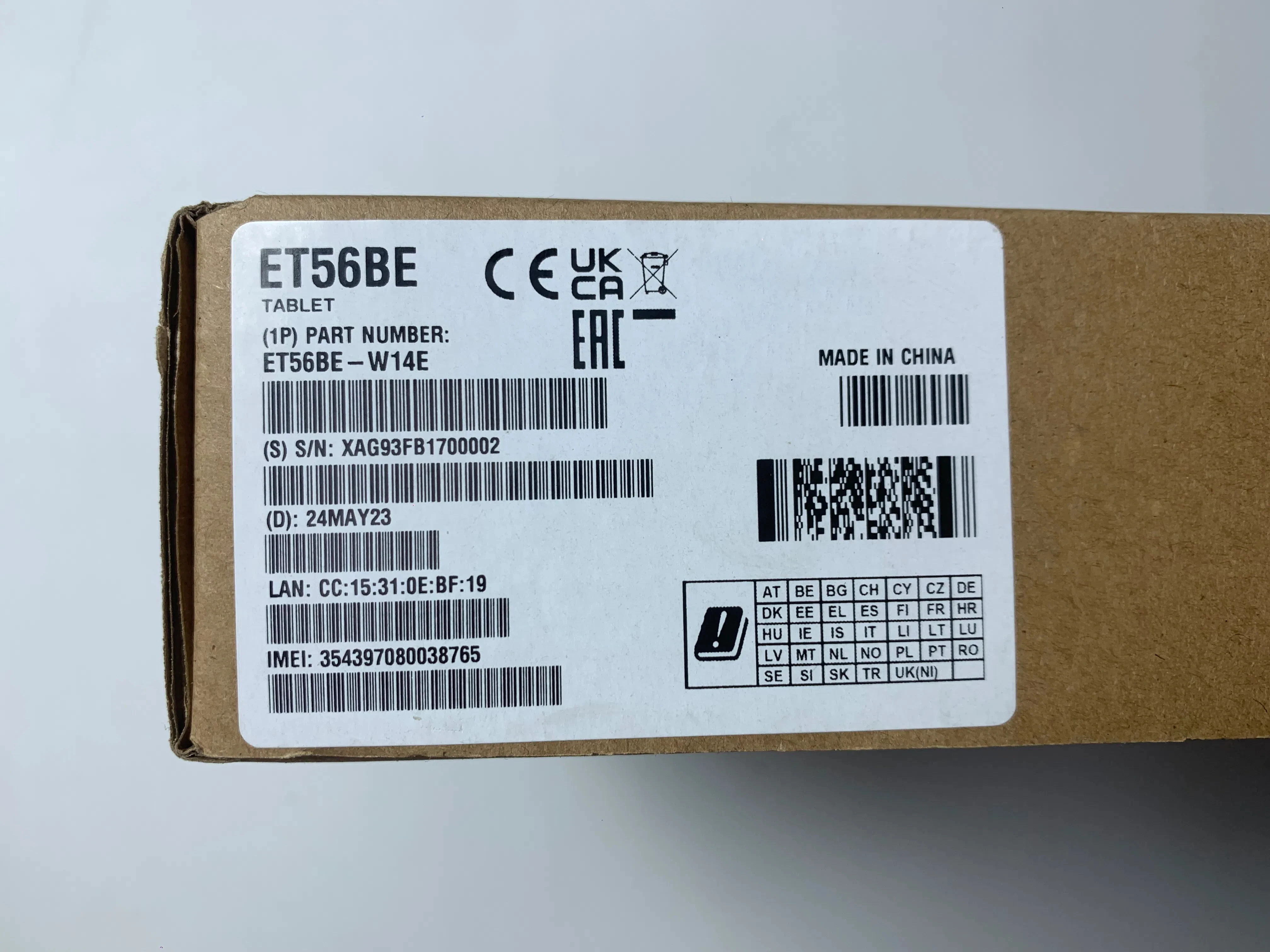 ET56BE-W14E планшет [Windows 8 дюймов ГБ/64 ГБ сотовый телефон]