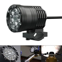 30w universal motorcycle spotlights led headlights 12 80v aluminium alloy auxiliary lamp motorbike spotlight accessories