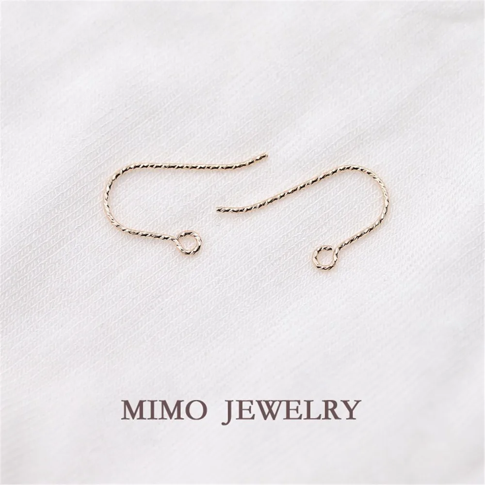 

American 14K Gold Filled French batch flower big ear hook DIY ear accessories earrings