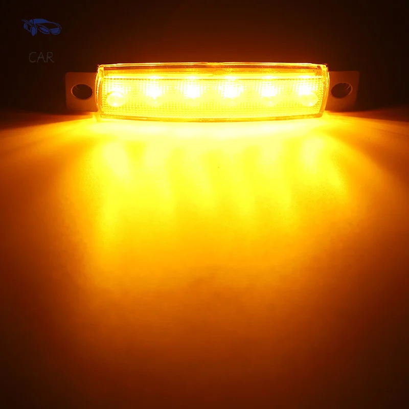 Автомобильные внешние светодиодные фонари 24 В/12 В 6 светодиодов Автобус Грузовик