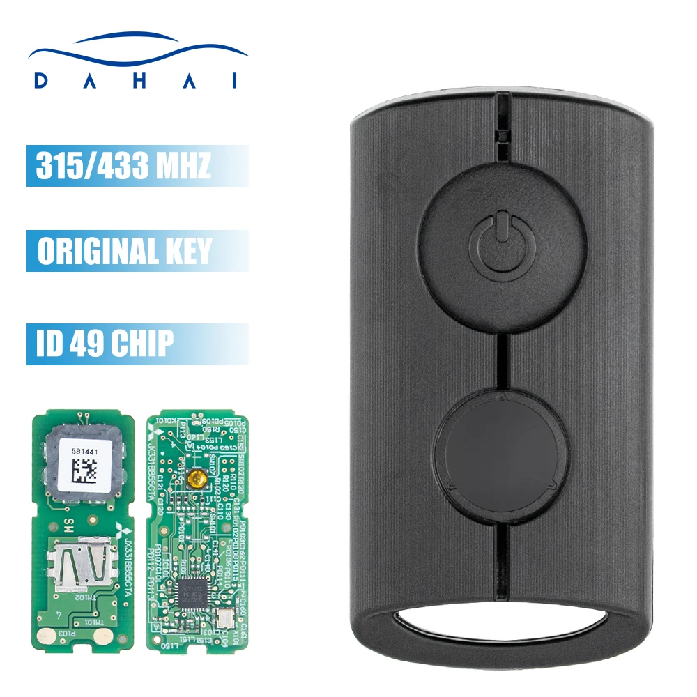 na kluczyk samochodowy dahai 5szt. Klucz Yamaha Oryginalny klucz zdalnego sterowania do NVX155 XMAX XMAX300 QBIX AEROX JAUNS Skuter motocyklowy