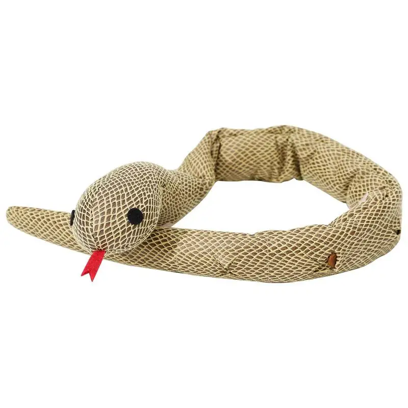Dog Enrichment Toys For Boredom Interactive Dog Toy For Foraging Instinct Training Pet Squeaker Toy Snake Style
